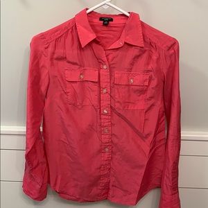 Ann Taylor Pink Button Down